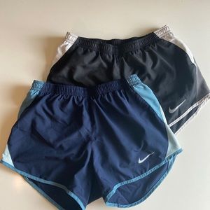 Two pairs of Nike shorts in great condition!
